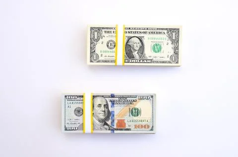 Close up of banknote Stock Photos