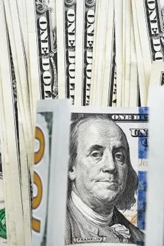 Close up of banknote Stock-Fotos