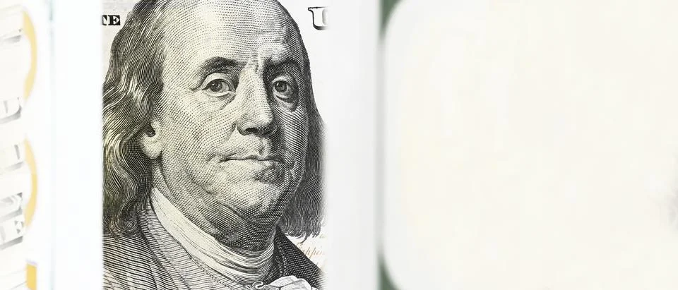 Close up of banknote 스톡 사진