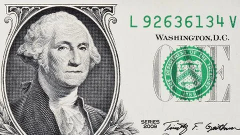 Close up of banknote Stock-Fotos