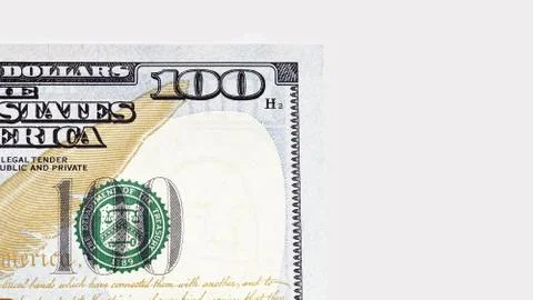 Close up of banknote Stock Photos