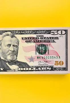 Close up of banknote Stock Photos