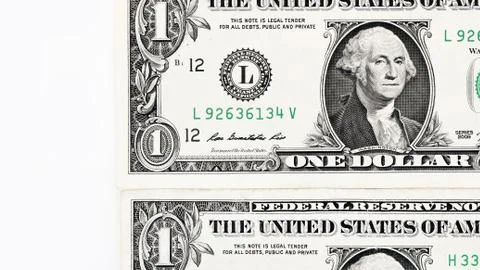 Close up of banknote Stock Photos