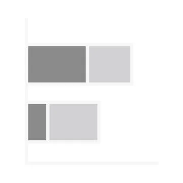 Close-up of bar chart against white background Illustrazione stock