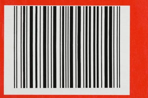 Close-up of a bar code Foto stock