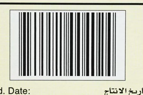 Close-up of a bar code Foto stock