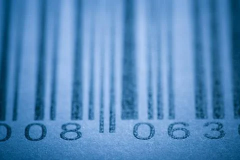 Close-up of a bar code 스톡 사진
