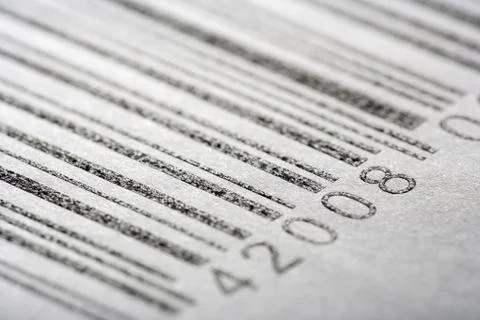 Close-up of a bar code Foto stock