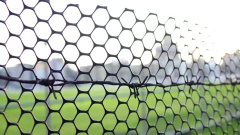 Close up on barbed wire. Stock Footage 165039706