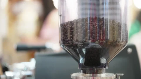 Close up of barista hands making Video stock 164817722