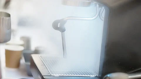 Close up of barista hands making Video stock 164820707