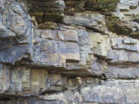 Close-up basalt rock Stock Photos