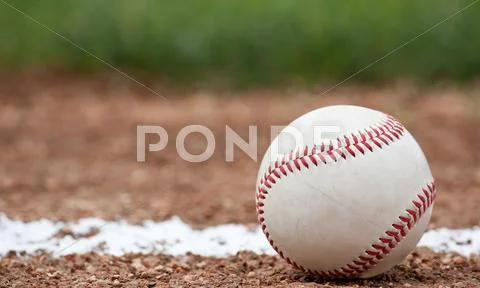 Close-up of a baseball Stock Photos