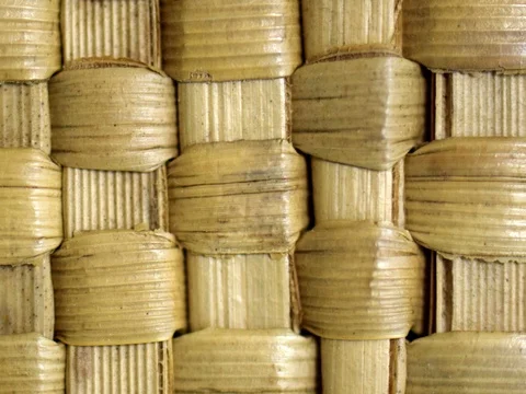 Close Up of Basket Weave Stock Footage 72373353