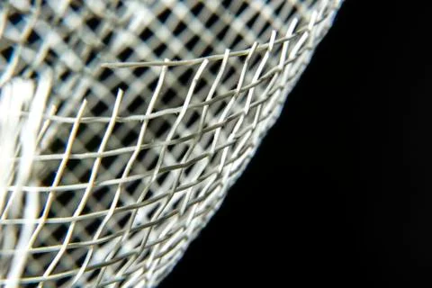 Close up of a basket's net Stock Photos