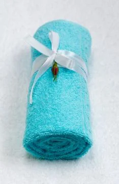 Close-up. Bath Towel 写真素材