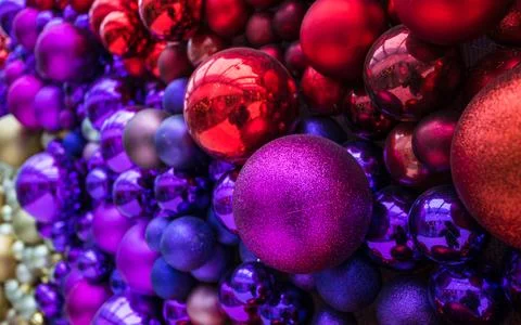 Close up of a bauble wall Stock Photos