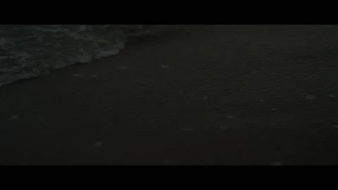 Close up of beach waves Stock Footage 237172661