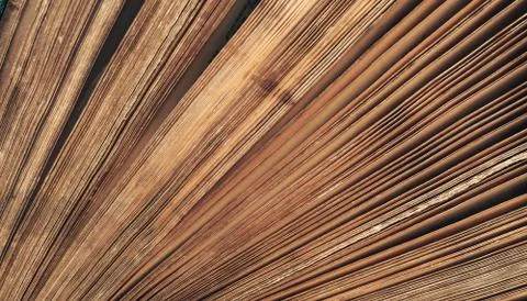 Close up beautiful ancient book pattern background for design. The book is in 写真素材