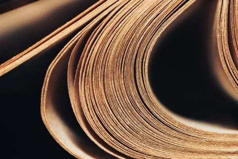 Close up beautiful ancient book pattern background for design. The book on a  Stock Photos