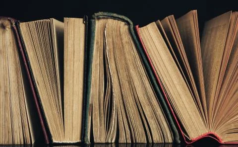 Close up  beautiful  ancient books pattern background for design. 스톡 사진
