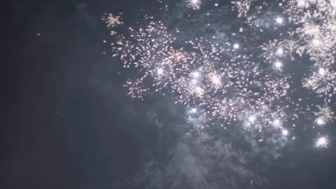 Close Up Of Beautiful Exploding Fireworks 動画素材 85603466