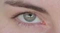 Close up of beautiful green woman's eye HD Footage