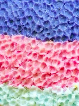 Close up to beautiful of various rough textures and colors of candles. Textur Stock Photos