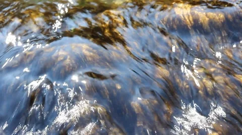 Close up from a beautiful waterfall in the austrian mountains Stock Footage 40025286