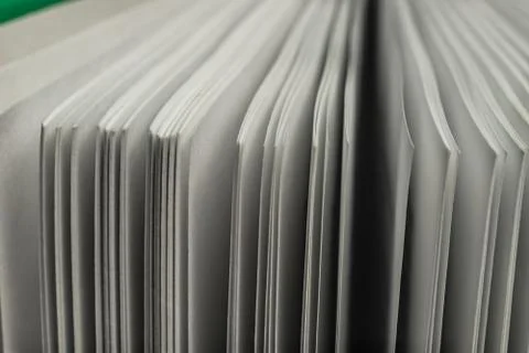Close up beautiful white pages book background texture. Macro Photography vie Foto stock