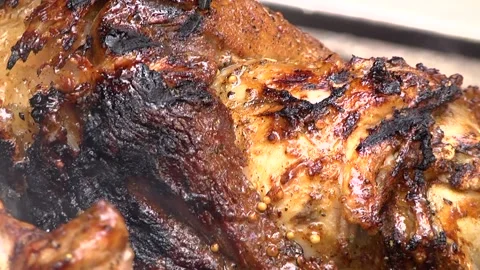Close up of beef steak. Stock Footage 133251699