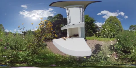 Close Up of Beehive in a Meadow - 360 VR Stock Footage 138365014