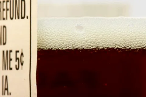 Close-up of Beer Bottle Stock-Fotos