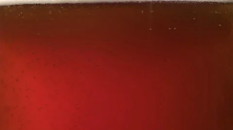 Close Up Beer Bubbles Slow Motion. Stock Footage 61839964