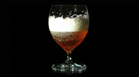 Close up Of Beer Video stock 61387365