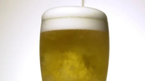 Close up of the beer Stock Footage