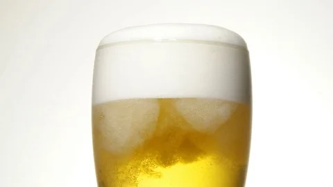 Close up of the beer Video stock 84841344