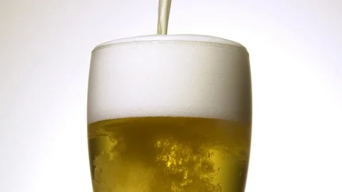 Close up of the beer Stockbeeldmateriaal 93218090