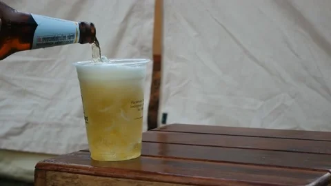 Close up beer footage Stock Footage 231210450