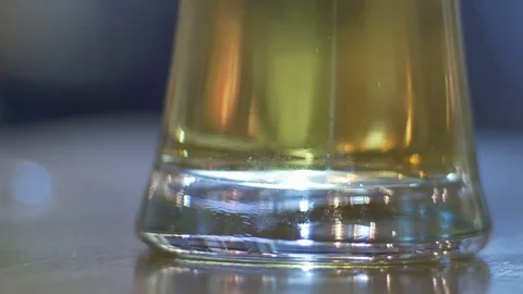 Close up of beer glass with blur background stock footage 스톡 동영상 70245586