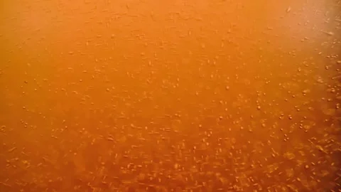 Close-up of the beer in the glass, the bubbles slowly rising. Stock Footage 168409785