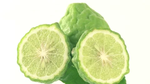 Close-up of Bergamot isolated Stock Footage 213606795