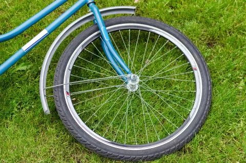 Close up of the bicucle Stock Photos