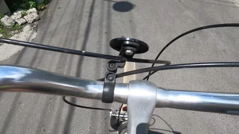 Close Up Bicycle Gear System in Motion Stock Footage 324885474