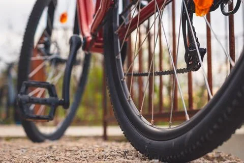 A close-up of a bicycle Stock Photos