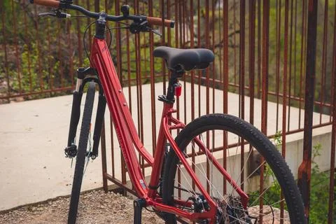 A close-up of a bicycle Stock Photos