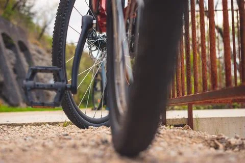 A close-up of a bicycle Stock Photos