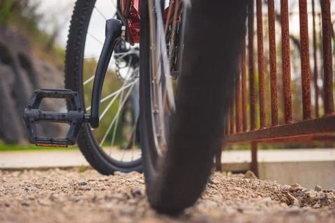 A close-up of a bicycle Stock Photos