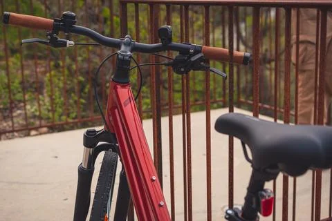 A close-up of a bicycle Stock Photos