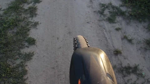 Close up of a Bicycle wheel Video stock 66012942